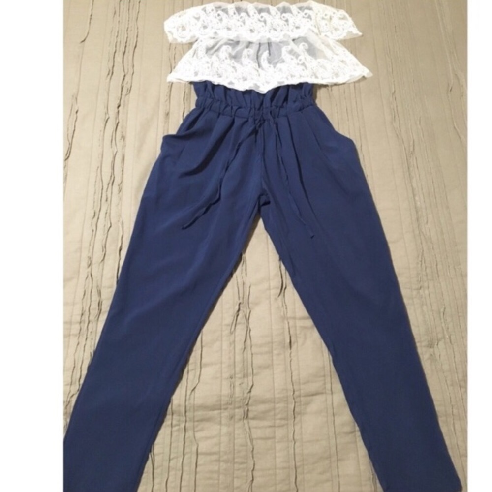 🍁🍁 NWOT Jrs tube top Romper size Medium.